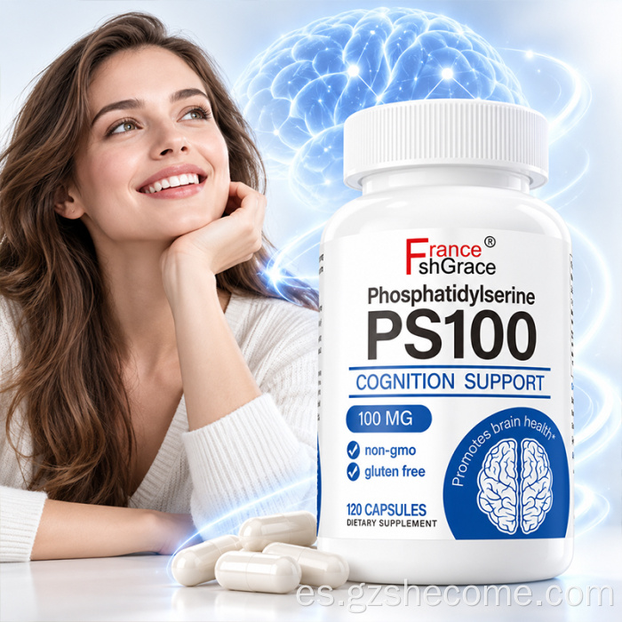 Shecome Fosfatidilserina Cápsulas Apoyo a la salud cerebral